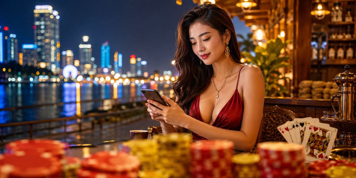 Người chơi tại Đà Nẵng thưởng thức cà phê và tham gia trò chơi bài trực tuyến trên cam67
