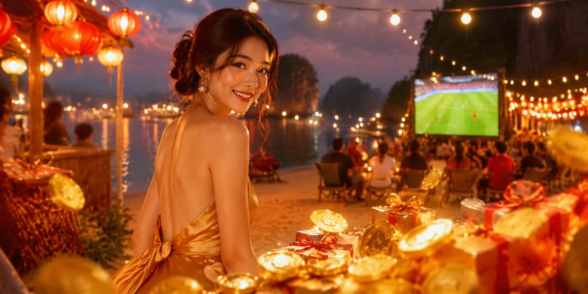 Cảnh đêm Ninh Bình với không khí cá cược sôi động